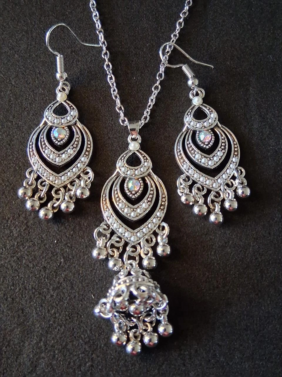 Boho Gypsy setje met strass